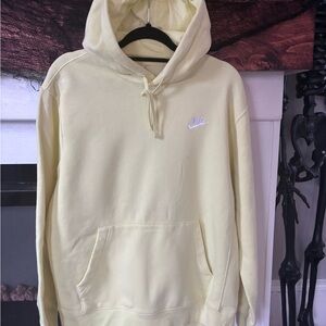 Nike Light Yellow Hoodie for Men